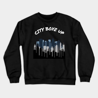 CITY BOYZ UP DESIGN Crewneck Sweatshirt